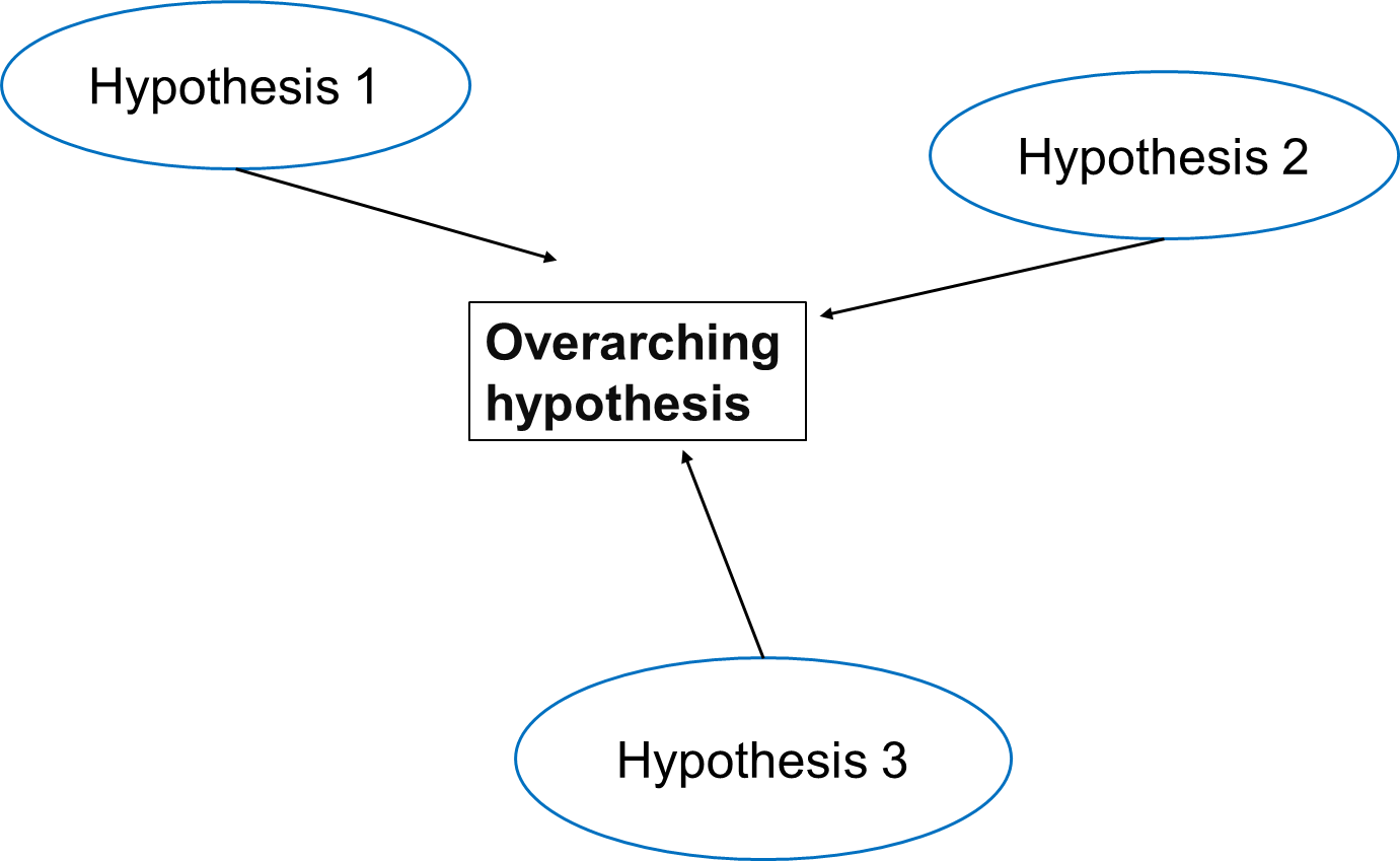 Figure_6: Relationship between Overall Hypothesis and Individual Hypotheses (Effects of Air Pollution on Disease Prevalence)
